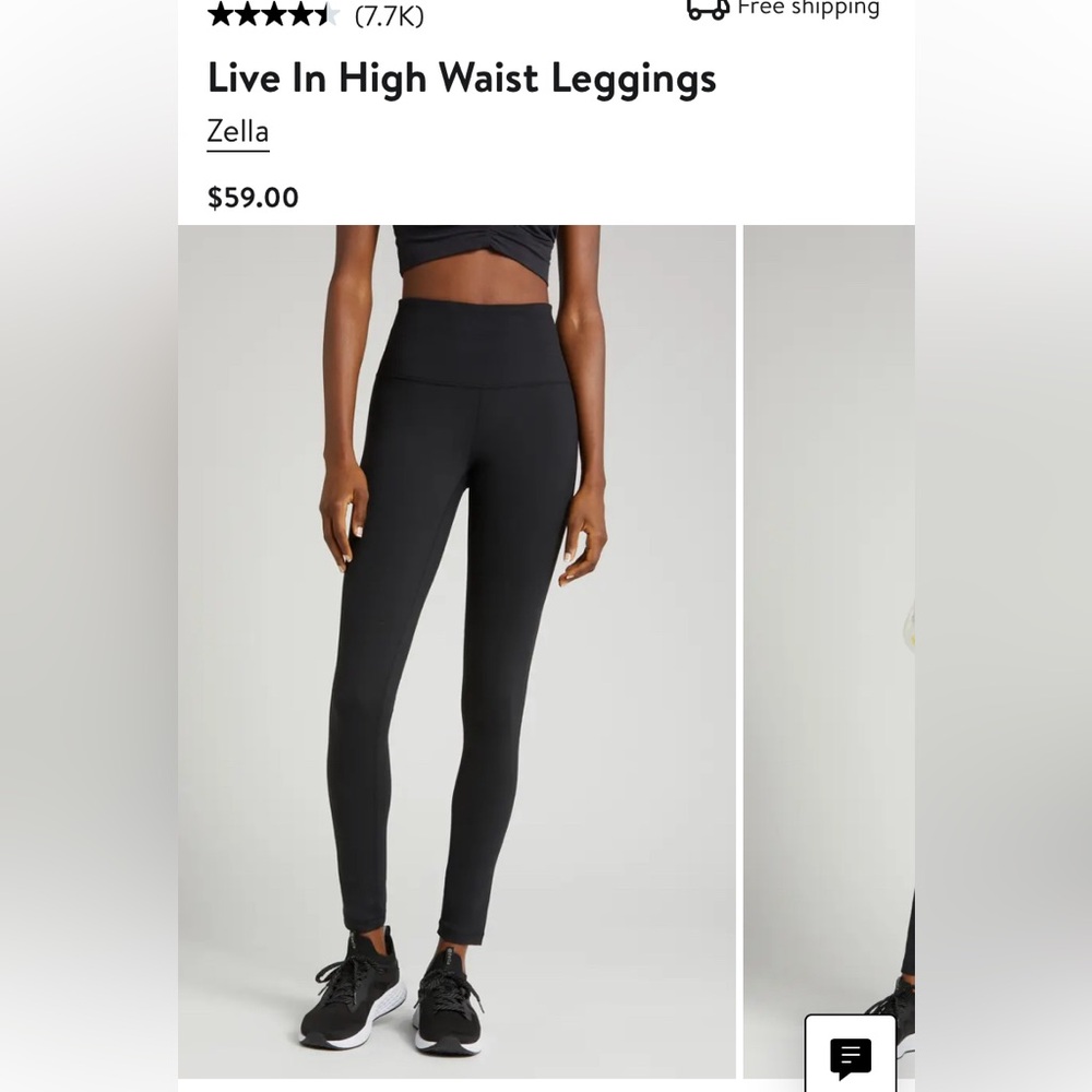 Nordstrom Zella Live In Leggings